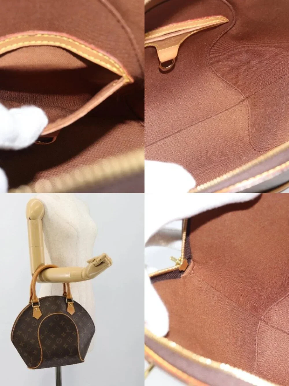 LOUIS VUITTON Monogram Ellipse PM Hand Bag M51127 LV Auth 187623V